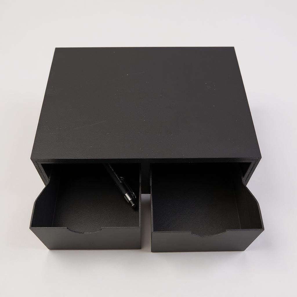 Monitor Riser with Two Drawers - View 6